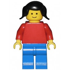 pln058 Classic Town Plain Red Torso with Red Arms